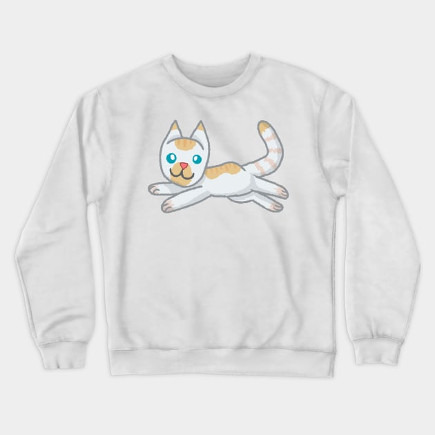 Floppy Cat [Flame Point] Crewneck Sweatshirt by Quirkball